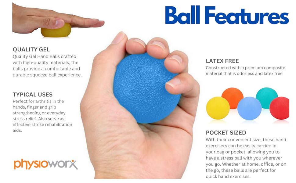 Stress and Hand Therapy Balls Algeos